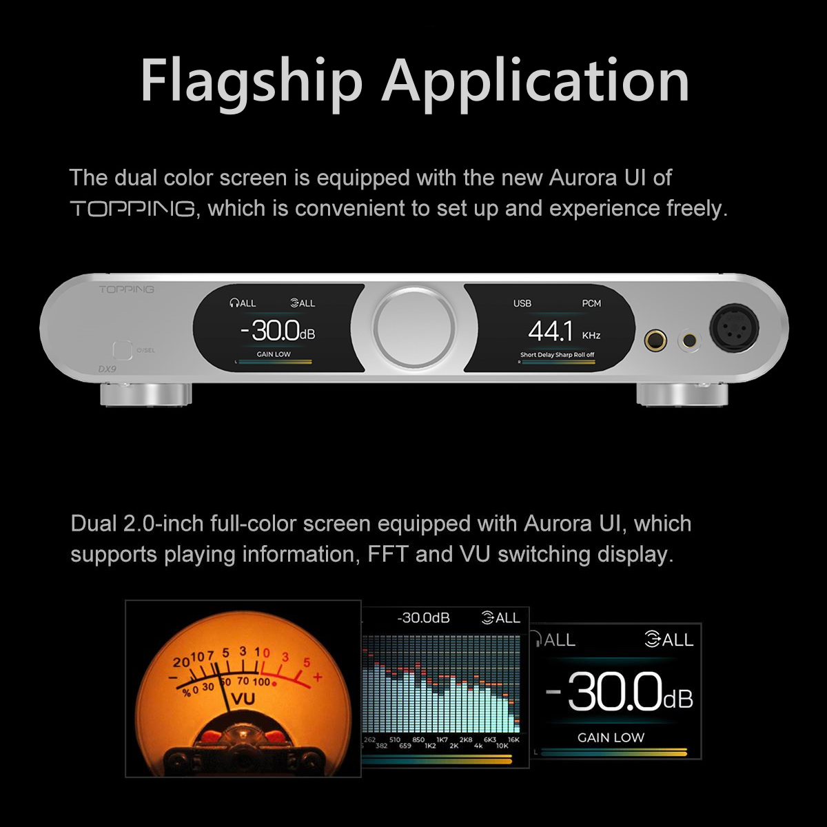 TOPPING DX9 AK4499EQ Flagship DAC & Headphone Amplifier