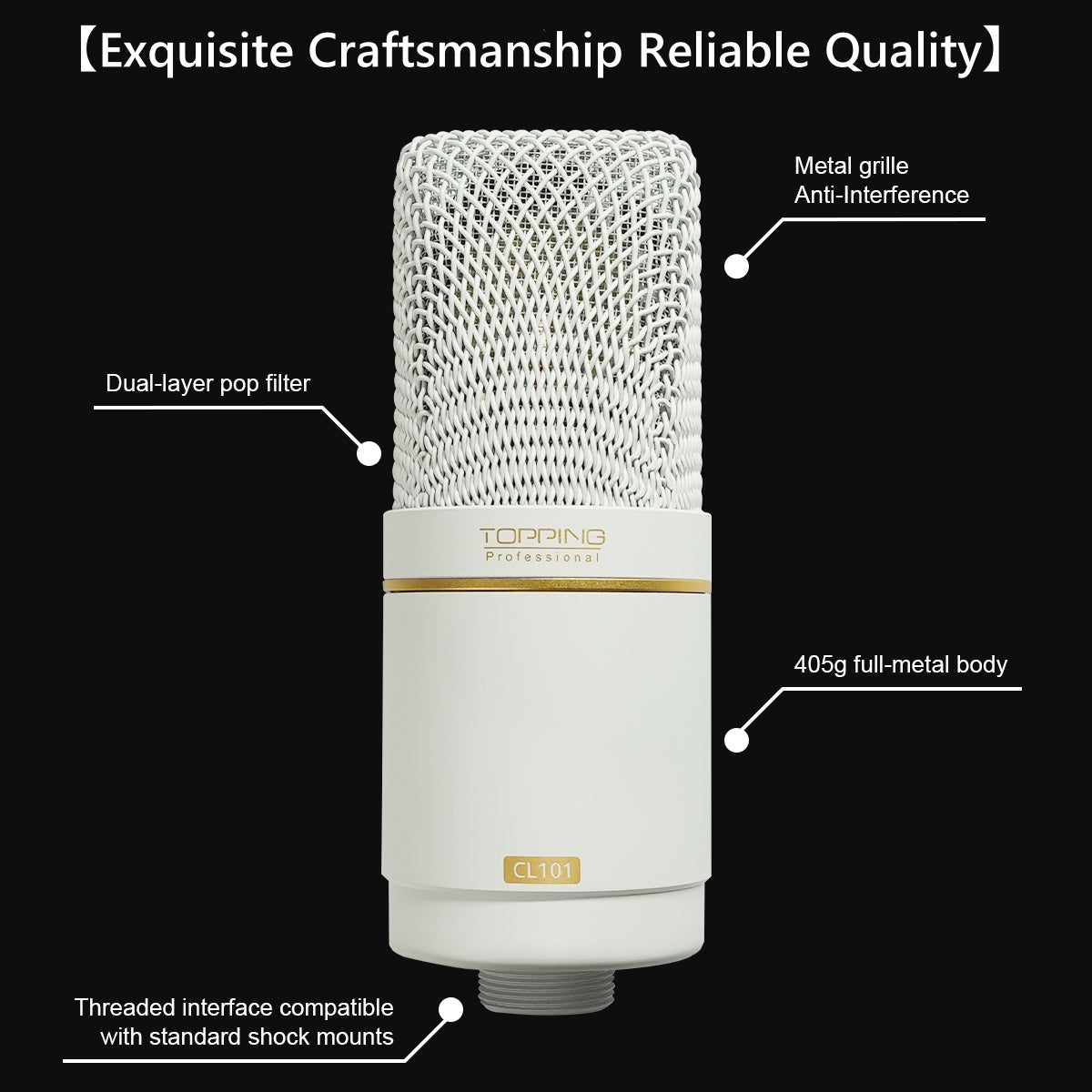 TOPPING CL101 Studio Condenser Microphone