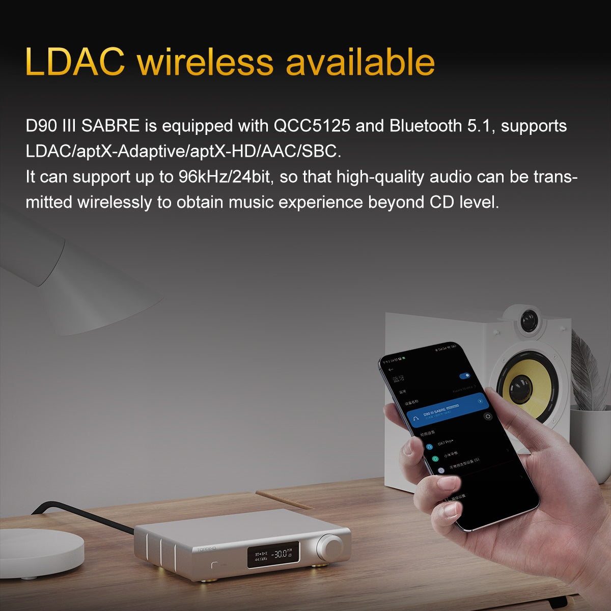 TOPPING D90 III Sabre Fully Balanced Hi-Fi DAC