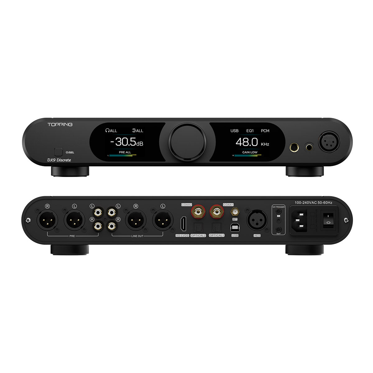 TOPPING DX9 Discrete Fully Balanced 1-Bit DAC & Headphone Amplifier