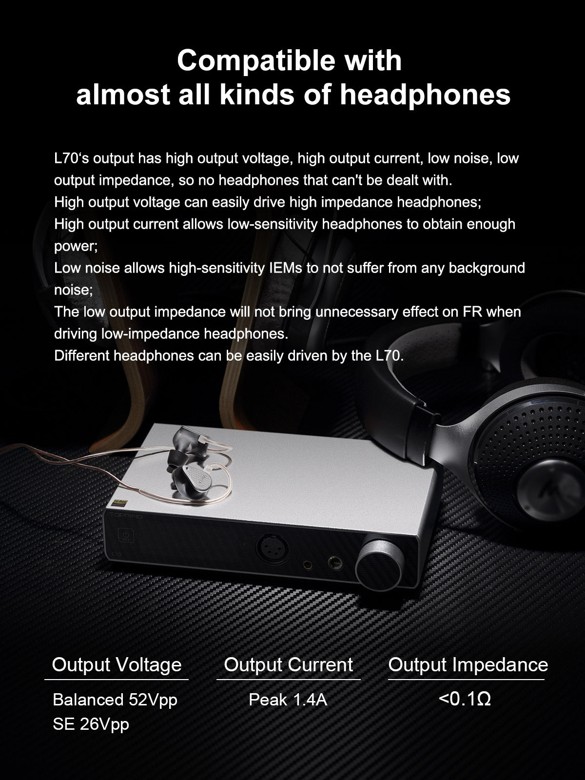 topping l70 full balanced headphone amp-05
