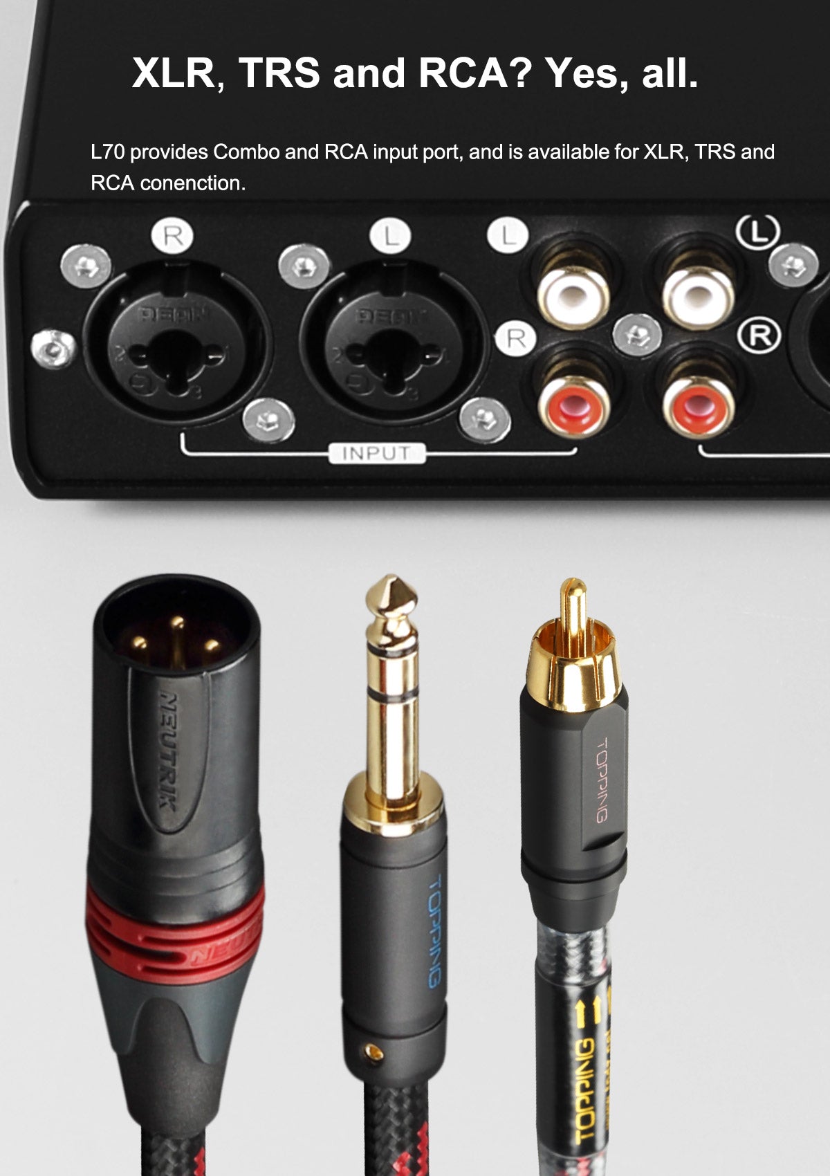 topping l70 full balanced headphone amp-010