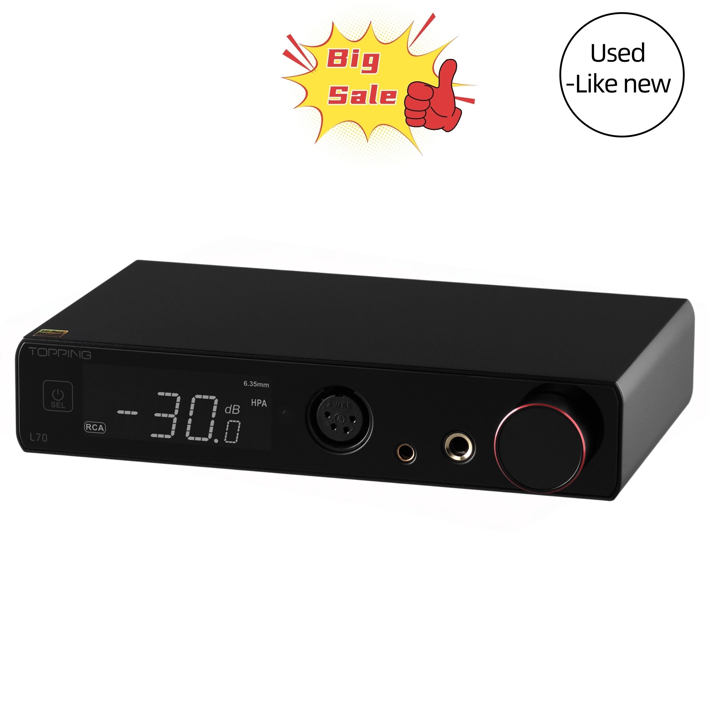TOPPING L70 Full Balanced Headphone Amplifier(Used-Like New)