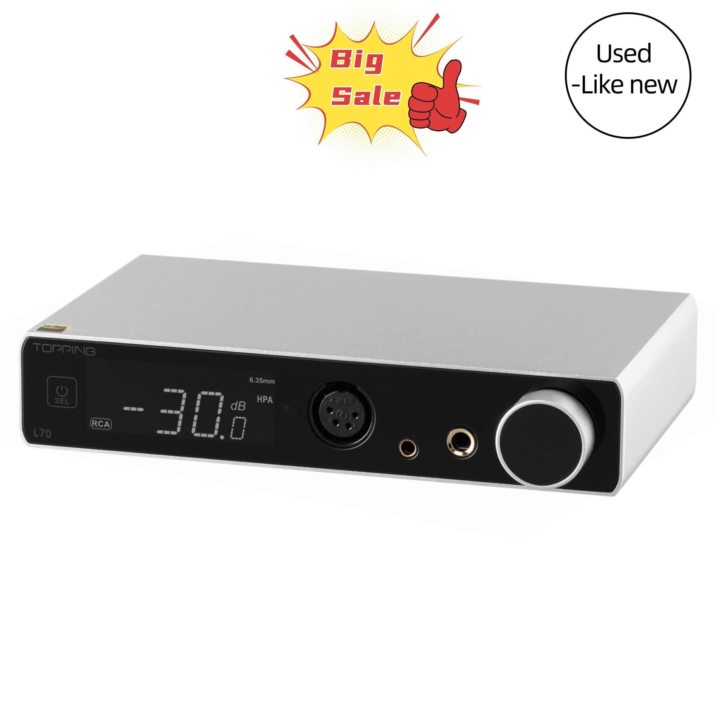 TOPPING L70 Full Balanced Headphone Amplifier(Used-Like New)