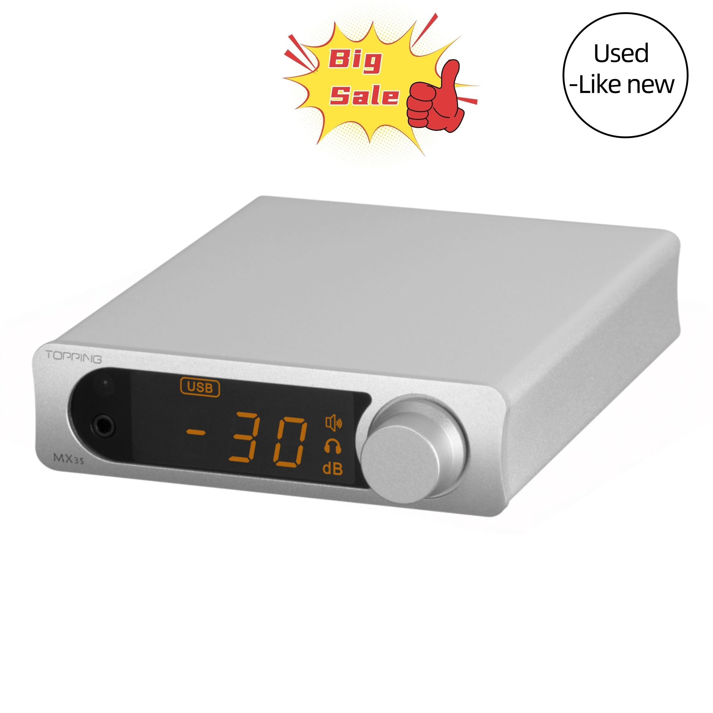 TOPPING MX3s Headphone Amplifier DAC(Used-Like New)
