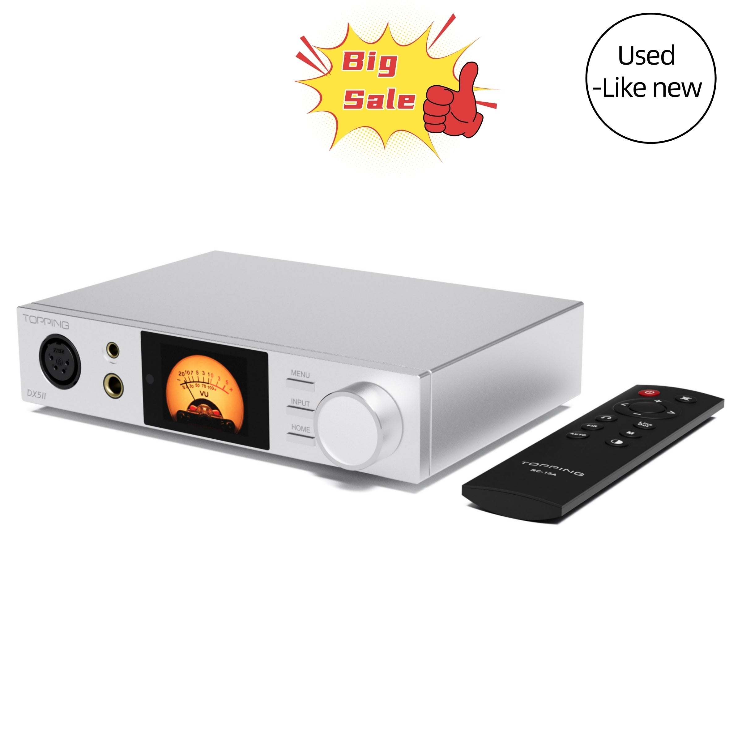 TOPPING DX5 II Hi-Res DAC & Headphone Amp Combo(Used-Like New)