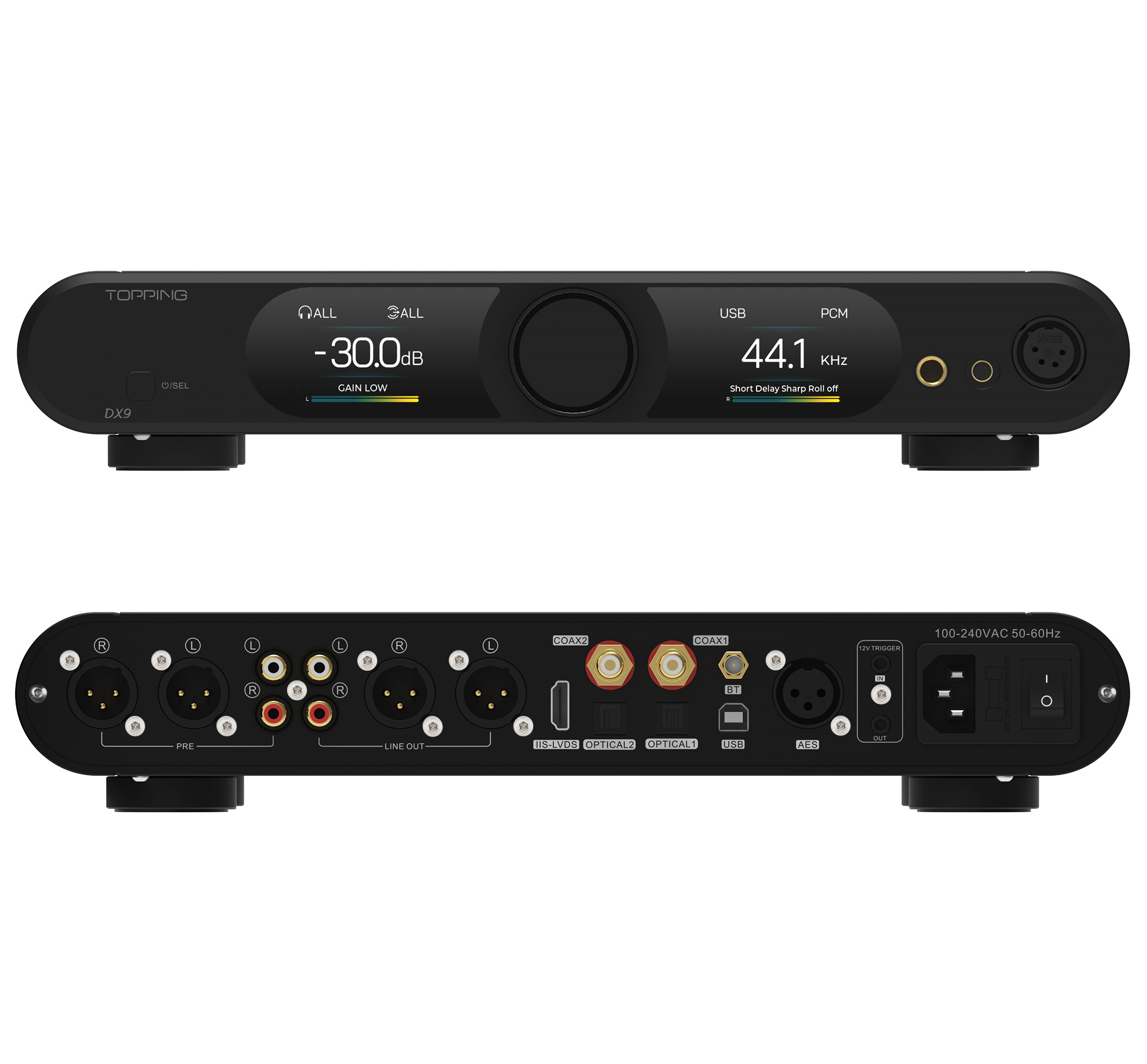TOPPING DX9 AK4499EQ Flagship DAC & Headphone Amplifier