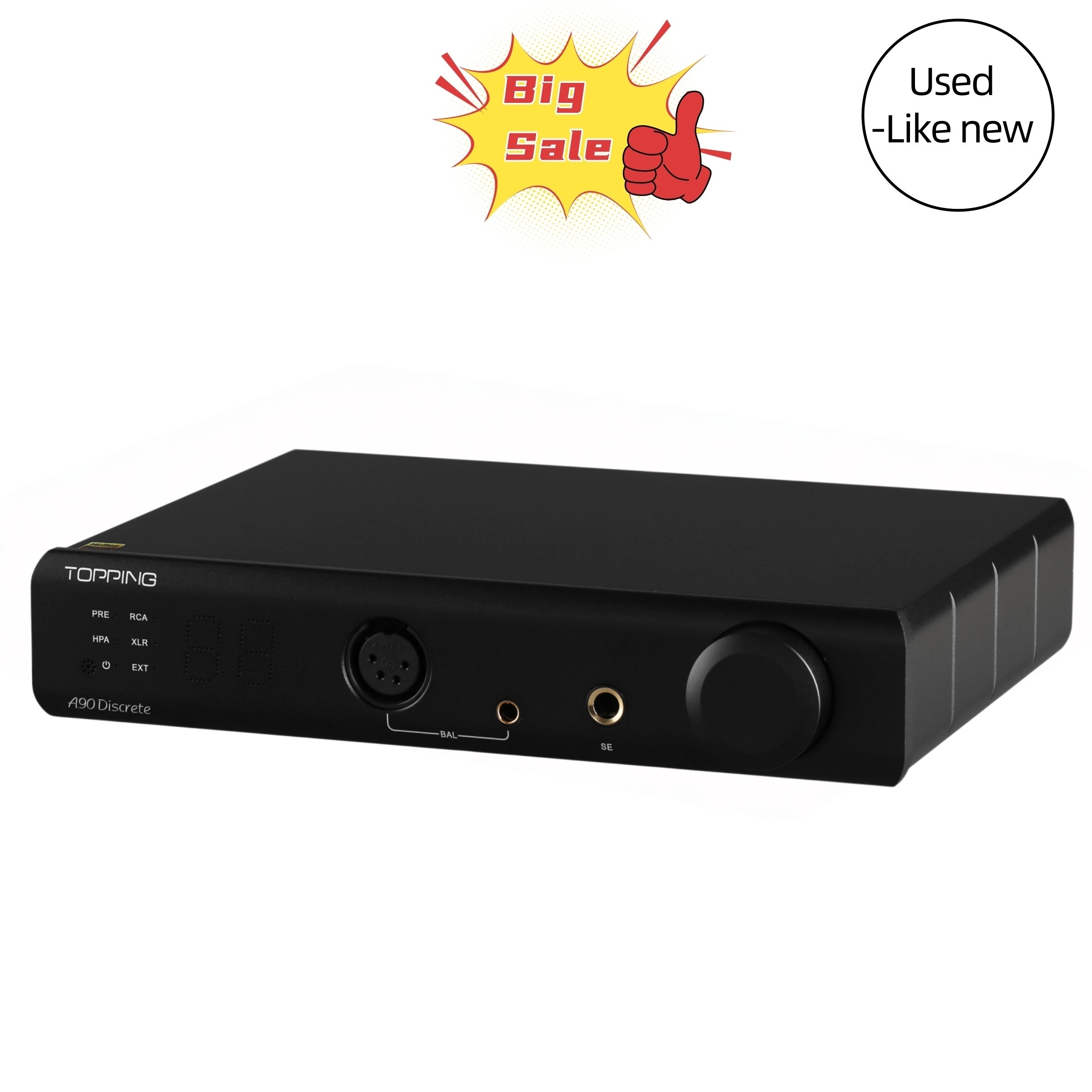 TOPPING A90 Discrete HiFi Headphone Amplifier（Used-Like New）