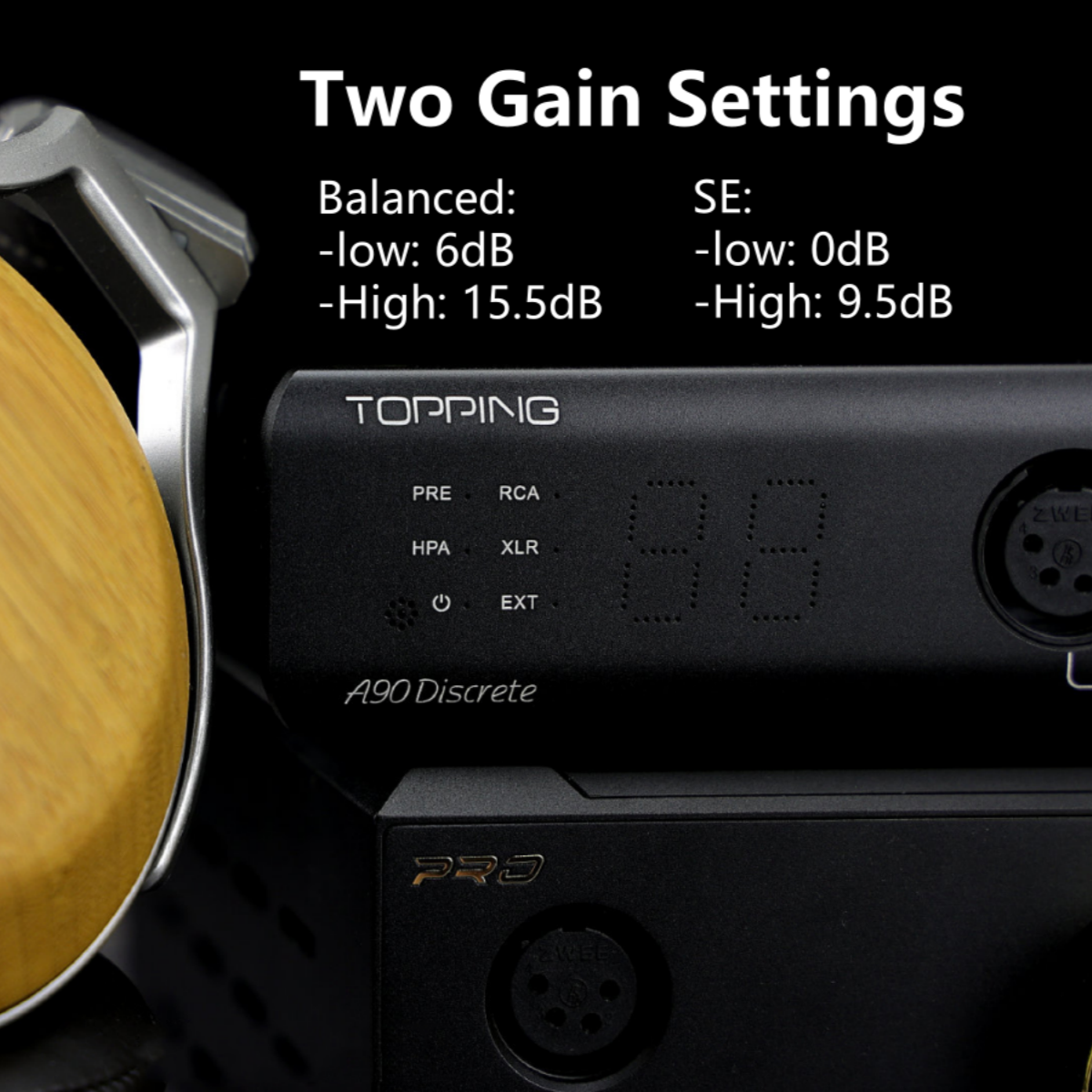 TOPPING A90 Discrete HiFi Headphone Amplifier（Used-Like New）