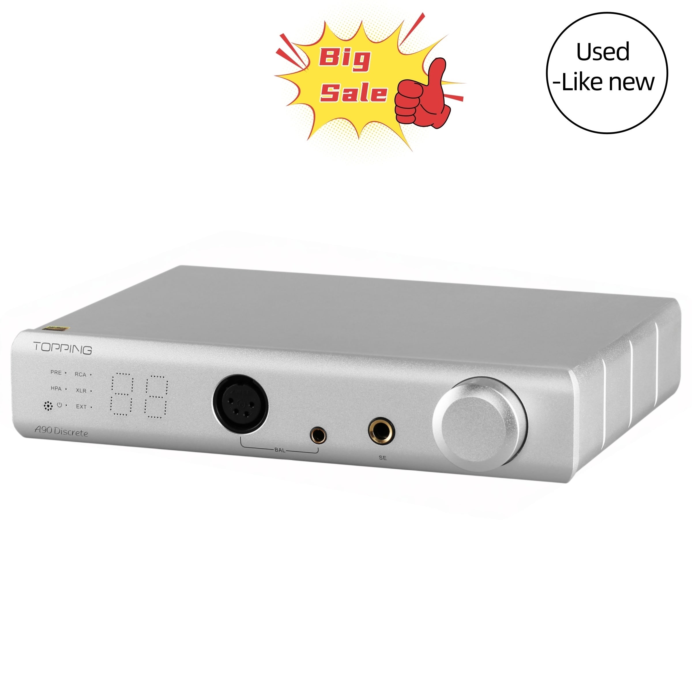 TOPPING A90 Discrete HiFi Headphone Amplifier（Used-Like New）