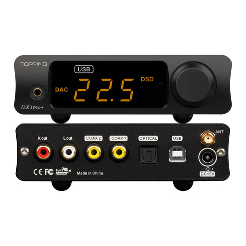 TOPPING DX3Pro+ LDAC Headphone Amplifier