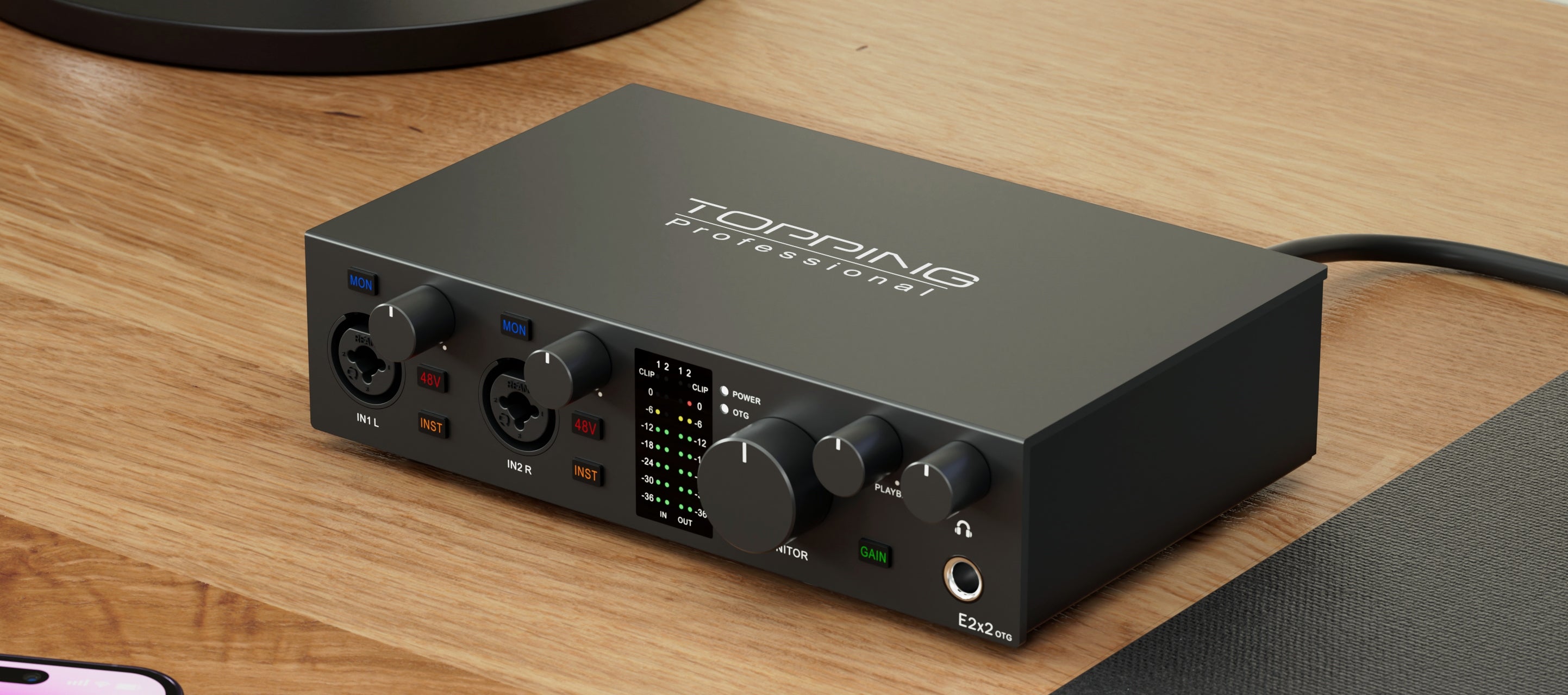 DTM・DAW Topping E2x2 OTG Amazon.com: TOPPING E2x2 OTG USB Audio Interface - Ultra