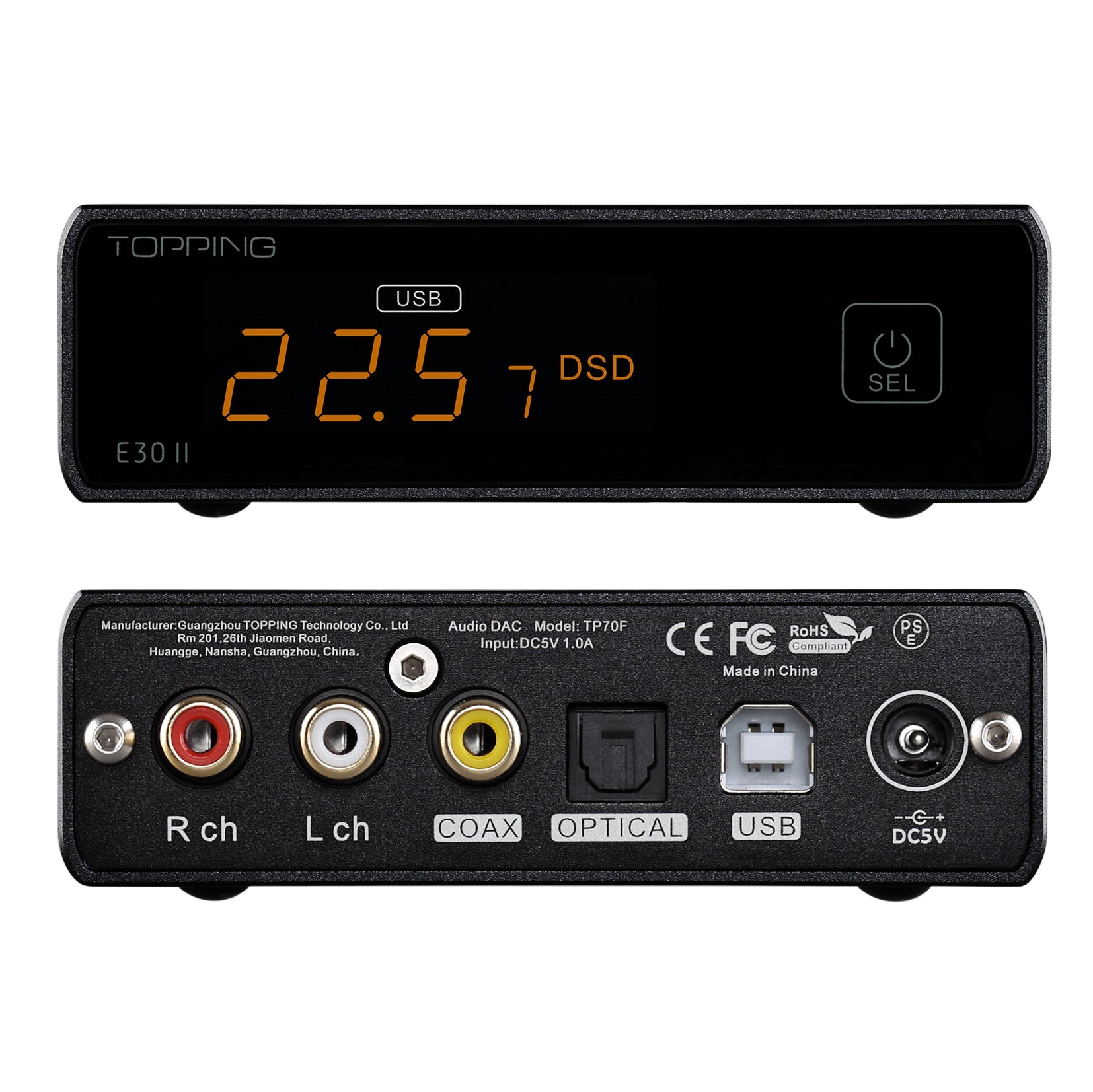 TOPPING E30 II Dual AK4493S Chips Hi-Res Audio DAC