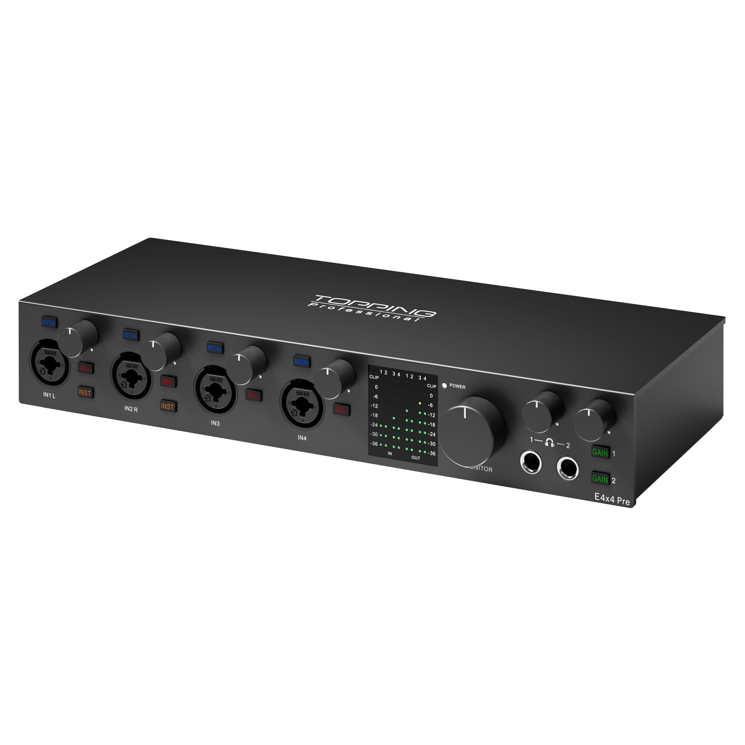 TOPPING E4X4 Pre Professional USB Audio Interface