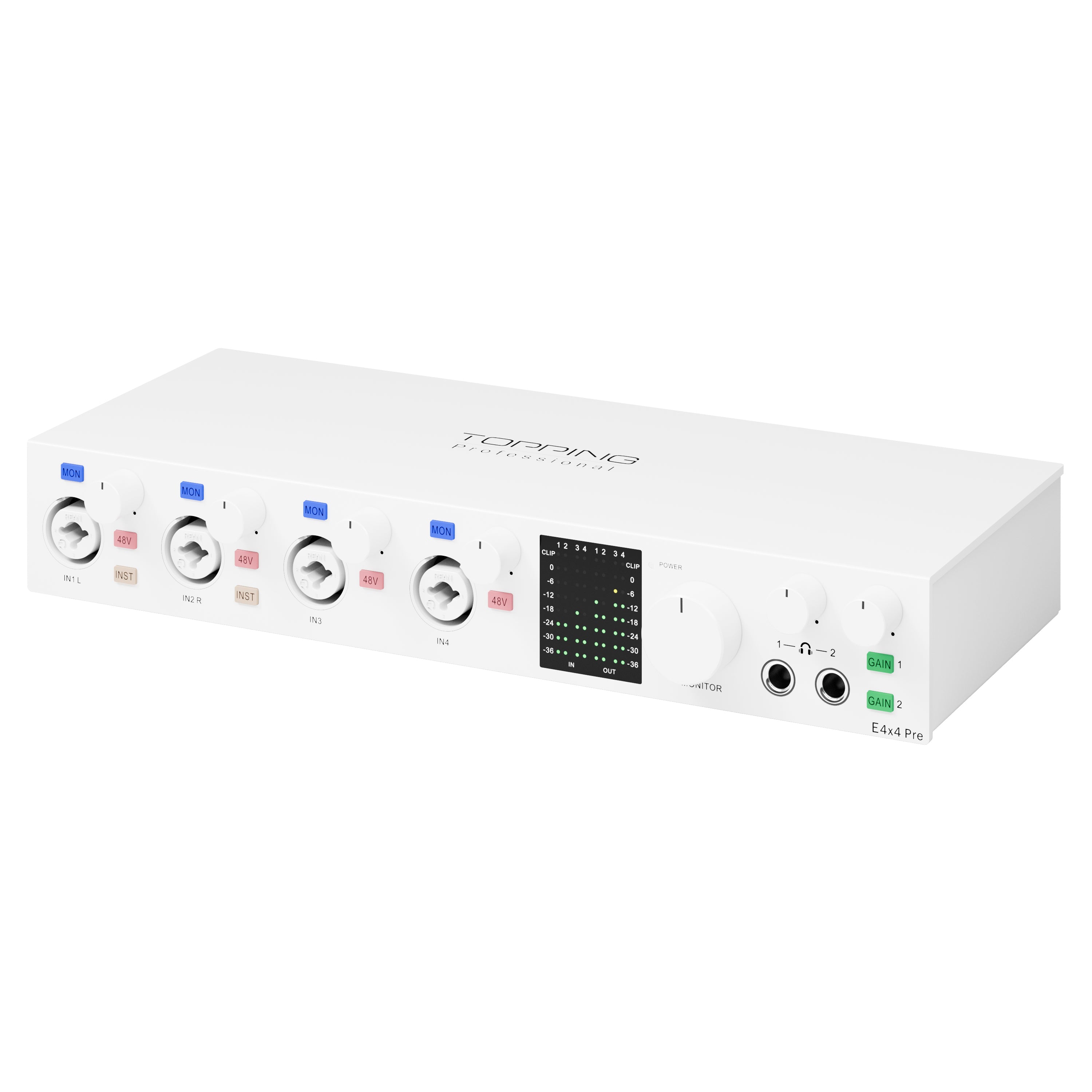 TOPPING E4X4 Pre Professional USB Audio Interface