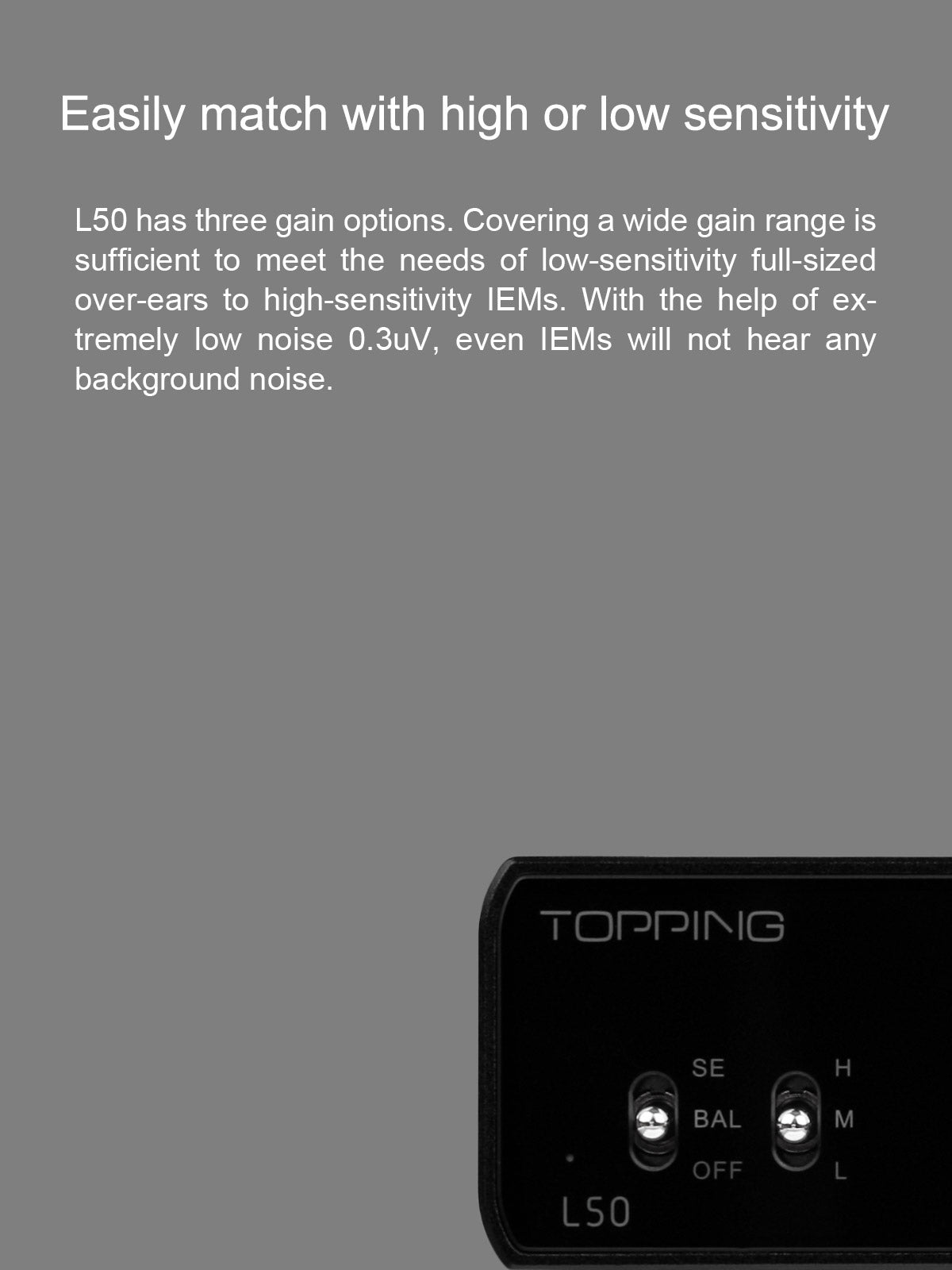 TOPPING L50 NFCA Headphone Amplifier