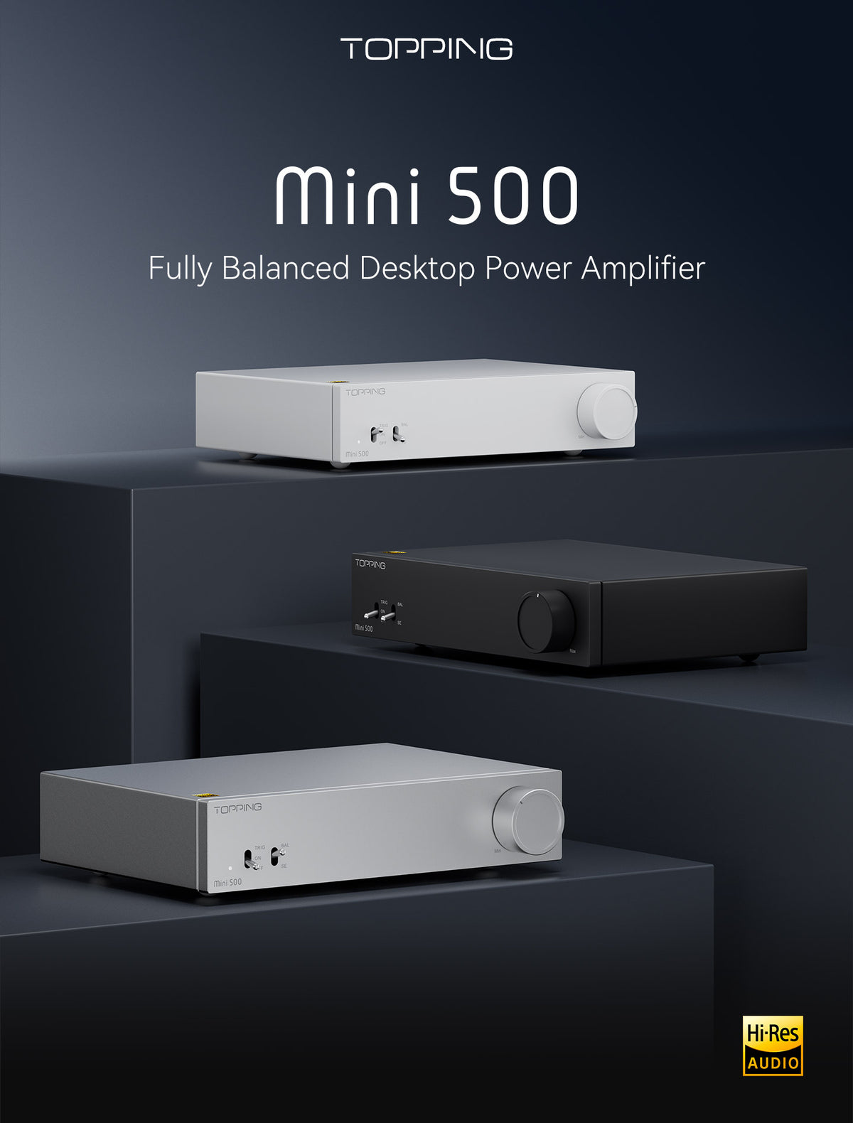TOPPING Mini 500 Fully Balanced Power Amplifier
