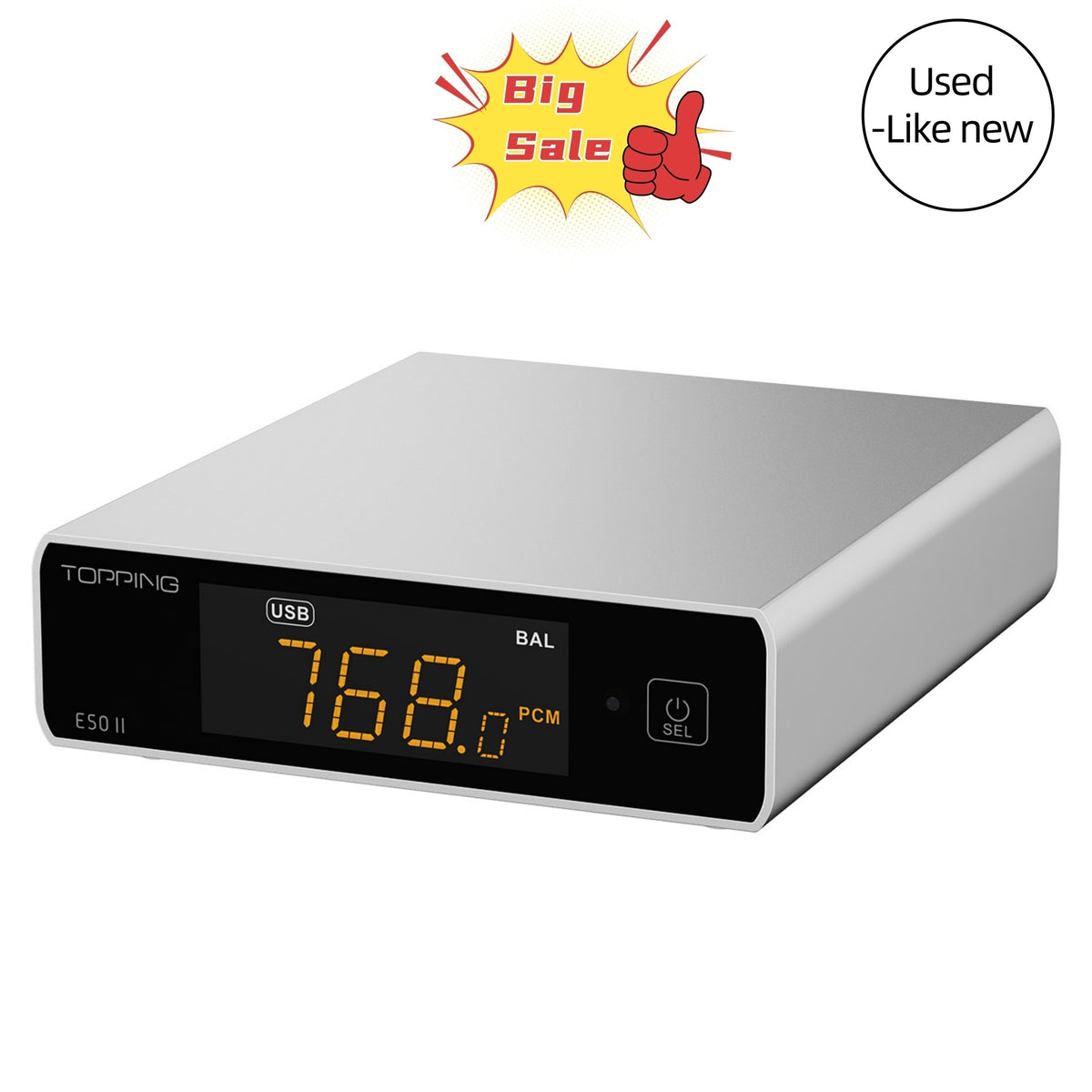 TOPPING E50 II Hi-Res Audio DAC（Used-Like New）