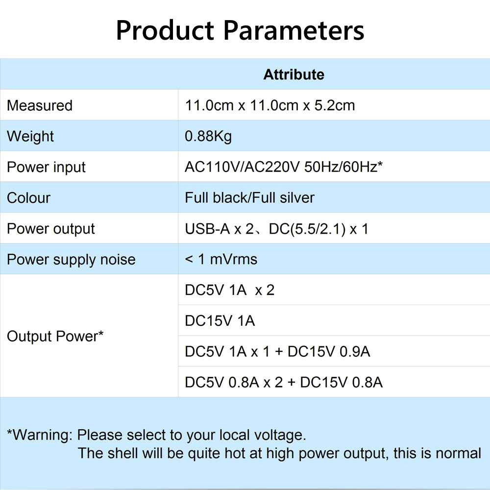 TOPPING P50 Linear Power Supply for HiFi Audio